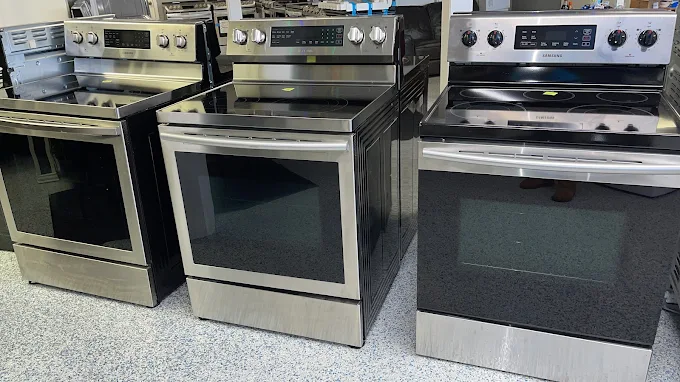 Stainless steel ranges and ovens
